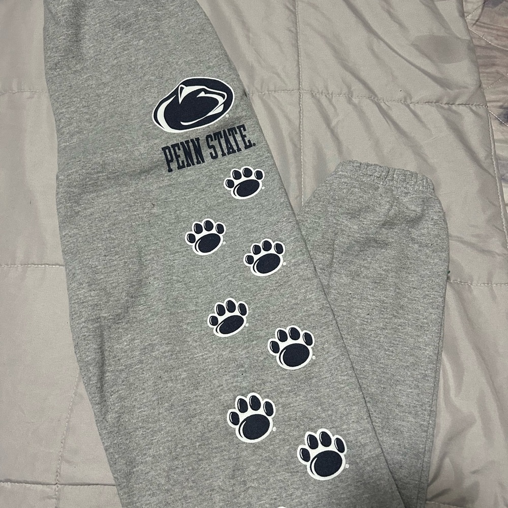 Champion Gray Sweatpants with Logo